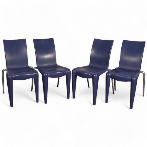 158 - Philippe Starck, a set of 4 Louis XX side chairs by Vitra, 1990s, with moulded maker’s marks, height... 