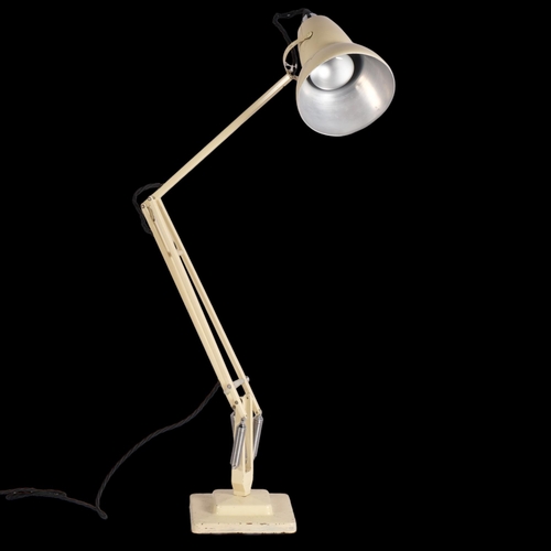 193 - A Herbert Terry Anglepoise lamp, cream paintwork, original two-step base, makers stamp, approx heigh... 