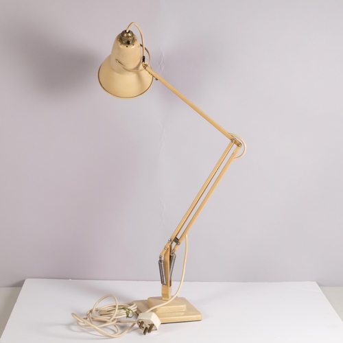 194 - A Herbert Terry model 1227 beige Anglepoise lamp, with original two-step base, makers stamp, approx ... 