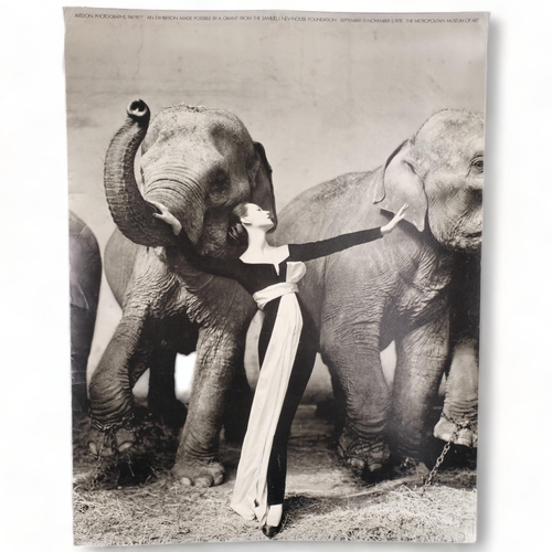 232 - Richard Avedon (1923-2004), a 1978 exhibition poster at The Metropolitan Museum of Modern Art, featu... 