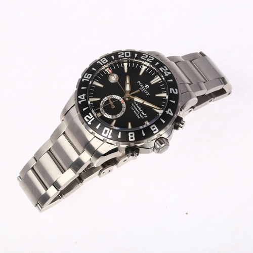 1026 - PERRELET - a stainless steel Seacraft GMT Diver's automatic calendar bracelet watch, ref. A1055/A048... 