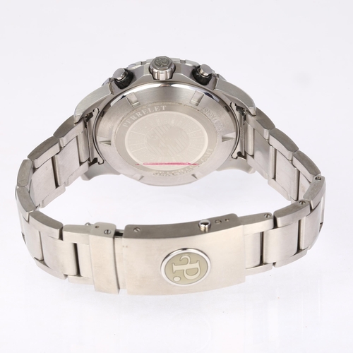 1026 - PERRELET - a stainless steel Seacraft GMT Diver's automatic calendar bracelet watch, ref. A1055/A048... 