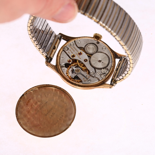 1041 - LONGINES - a 9ct gold mechanical bracelet watch, ref. 13322, circa 1966, silvered dial with applied ... 
