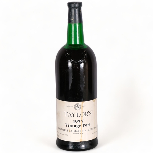 2277 - A Double Magnum bottle of Taylor's 1977 Vintage Port, (300cl)