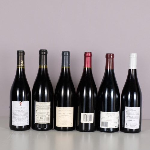 2286 - Monthelie 2015, Louis Latour. Chateauneuf-du-Pape, Le Blason du Prince 2012. Crozes Hermitage 2010, ... 