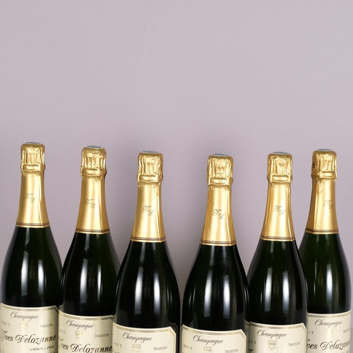 2291 - Yves Delozanne, NV Champagne x 6 bottles