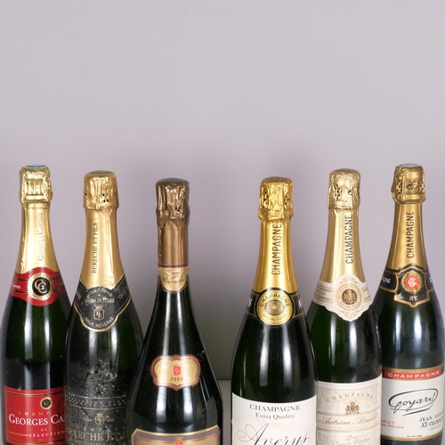 2292 - 6 bottles Champagne, Bereche & Fils 2002. Bereche & Fils Brut Reserve NV. Georges Cartier, Brut Sele... 