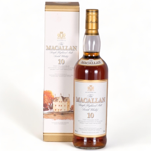 2305 - The Macallan 10 Years Old, Speyside Malt Whisky, early 2000s' original box, 700ml, 40%