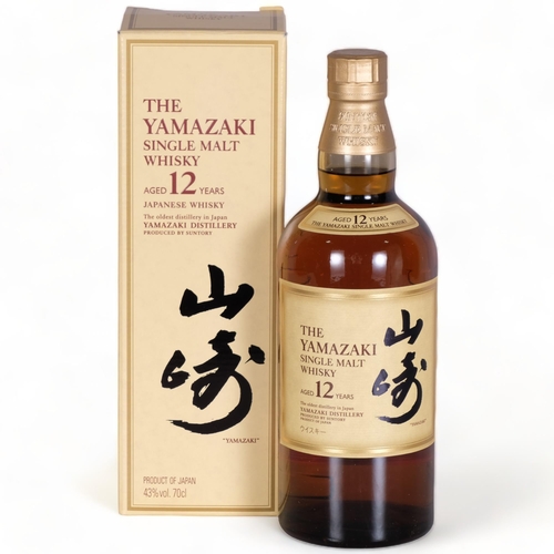 2322 - The Yamazaki 12 Yr Old Japanese Single Malt Whisky, Suntory Whisky, 43%, 70cl , boxed