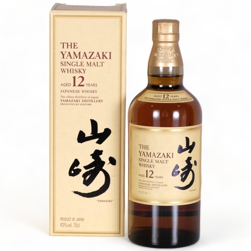 2323 - The Yamazaki 12 Yr Old Japanese Single Malt Whisky, Suntory Whisky, 43%, 70cl , boxed