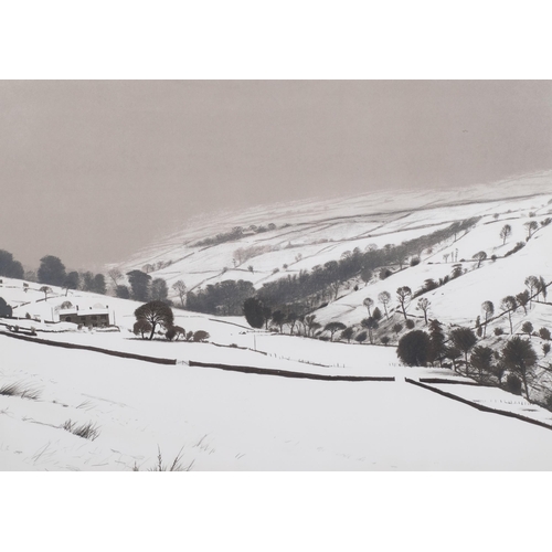 343 - Peter Brook (1927 - 2009), January, chromolithograph from the Months of the Year Series, no. 85/150,... 