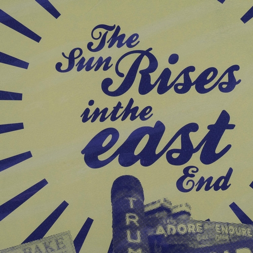 485 - Jayson Lilley, chimneys, no. 5/49, and the sun rises in the East End, no. 1/10, 2 screenprints, both... 