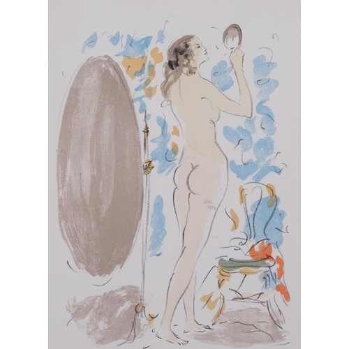 545 - Marcel Vertes, L'Amour, lithograph, artist's proof, signed in pencil, sheet 33cm x 25cm, framed