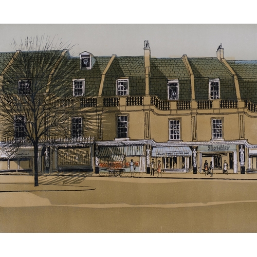 555 - Robert Tavener (1920 - 2004), Montpelier Walk, Cheltenham, lithograph, signed in pencil, no. 9/30, s... 