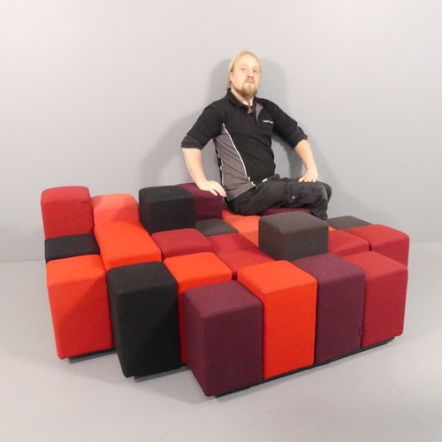 2010 - RON ARAD, a Do-Lo-Rez island sofa by Moroso, with maker's label. Current RRP £13,000+. Overall 160x6... 