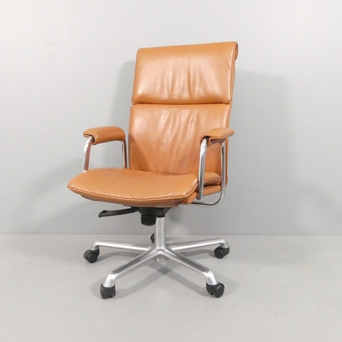 Delphi leather online desk chair