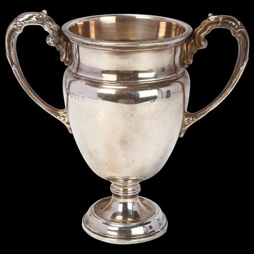 1758 - A George VI silver 2-handled trophy cup, Adie Brothers Ltd, Birmingham 1937, 13cm, 4.8oz