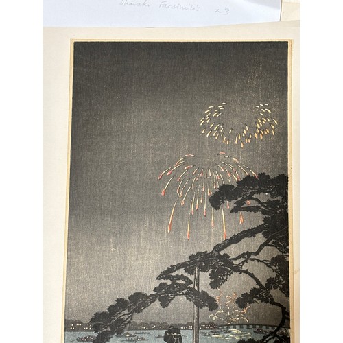 574 - Shotei (Hiroki Takahashi) (1871 - 1945), 2 Japanese colour woodblock prints, cold winter wind, and w... 