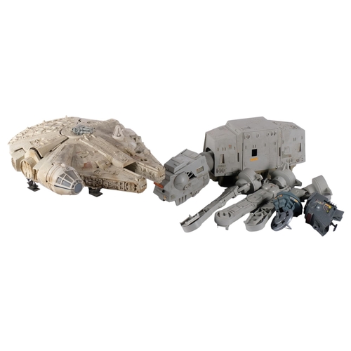 101 - STAR WARS - a Vintage Kenner Millennium Falcon, and a Vintage Kenner - At All Terrain Armoured Trans... 