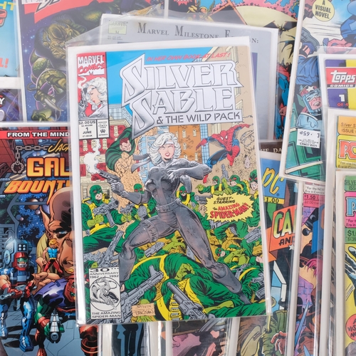 32 - A group of 28 comics from the 1970s and '80s, including 9 various first edition comics from Marvel D... 