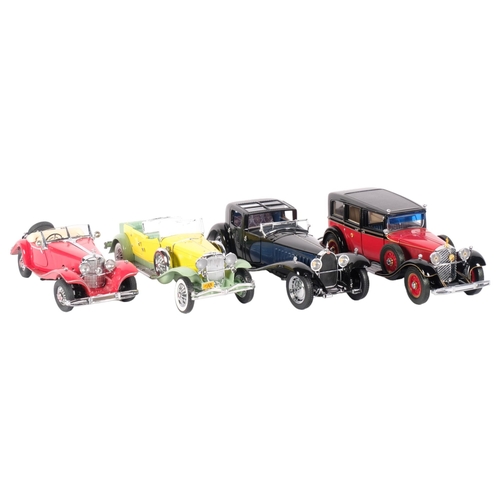 66 - FRANKLIN MINT PRECISION MODELS - a group of 4 vehicles associated with the range, including the 1935... 