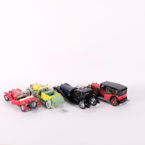 66 - FRANKLIN MINT PRECISION MODELS - a group of 4 vehicles associated with the range, including the 1935... 