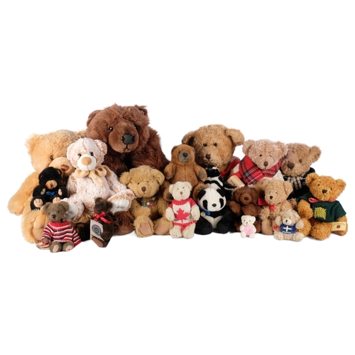 91 - A large quantity of various soft toys and teddy bears