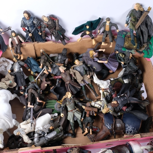 107 - LORD OF THE RINGS - a large quantity of loose action figures associated with the Lord of the Rings f... 