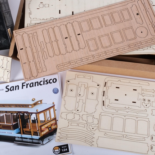 114 - OCIO CREATIVE - OcCre - a 1/24 scale model kit of the cable car de San Francisco, kit ref. 53007, ki... 