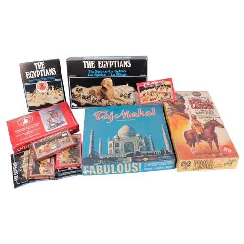 141 - ATLANTIC TOYS - various HO scale kits associated with the Egyptians, the Greeks, and the Romans, inc... 