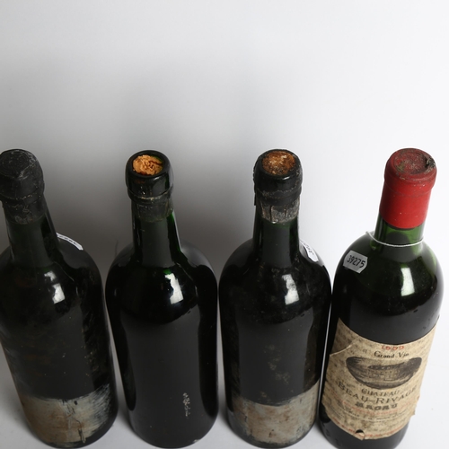 984 - 4 various bottles, to include a 1959 Beau-Rivage, 1966 Smith Woodhouse Port, a bottle of 1959 Chatea... 