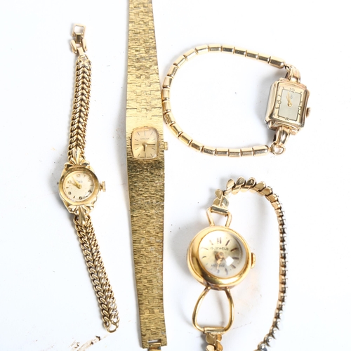 1138 - 4 lady's wristwatches, including Omega and Smiths