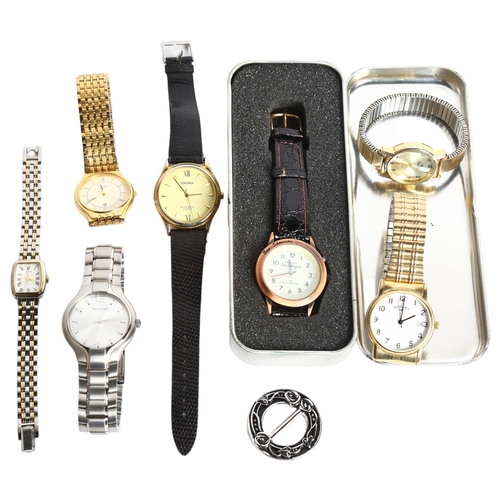 1139 - Various quartz movement fashion watches, including a cased Ben Sherman watch etc