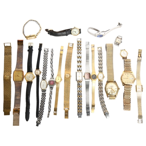 1142 - A quantity of Rotary and Seiko wristwatches