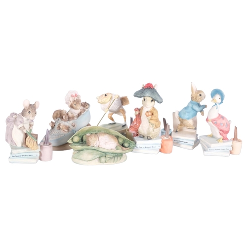 820 - 7 various Beatrix Potter figures, boxed