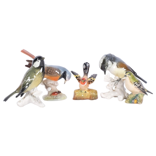 828 - 2 Karl Ens birds, Beswick Gold Crest, etc