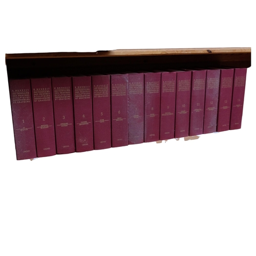 846 - Ebenzit 14 volumes of Painters Sculpturers and Artists