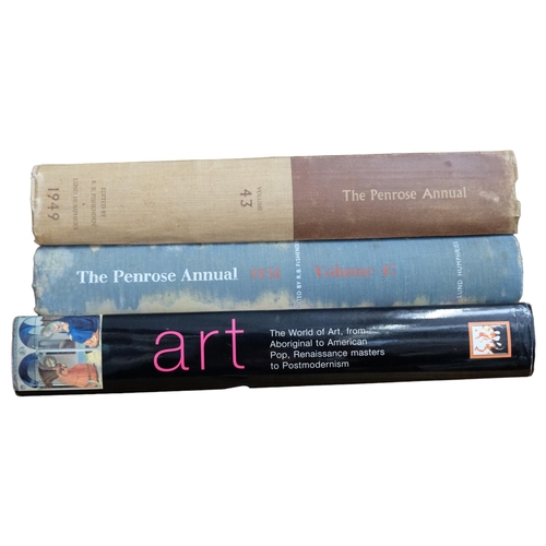 847 - A quantity of art reference books, including 2 Penrose annuals, 1949 and 1951