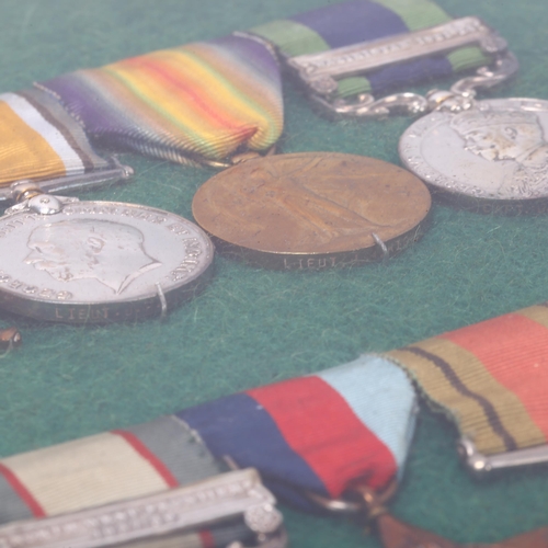 169 - A group of 8 Great War and Second War Service medals, awarded to Major JH Rigg, 8th Punjab Regiment,... 