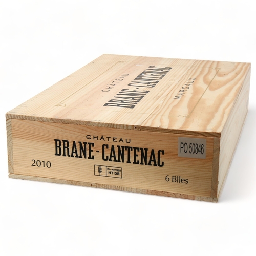 245B - Chateau Brane-Cantenac 2010, Margaux, Grand Cru Classe, 6 bottles in sealed OWC