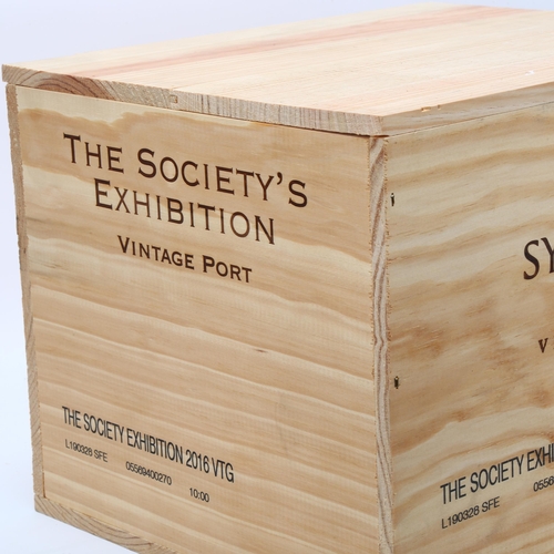 245C - The Wine Society's 2016 Exhibition Vintage Port, 12 x 1/2 bottles in sealed OWC