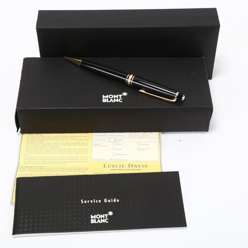 264 - MONT BLANC - propelling pencil, boxed with papers