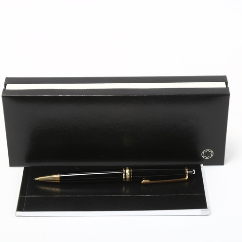 266 - MONT BLANC - propelling pencil, boxed with papers