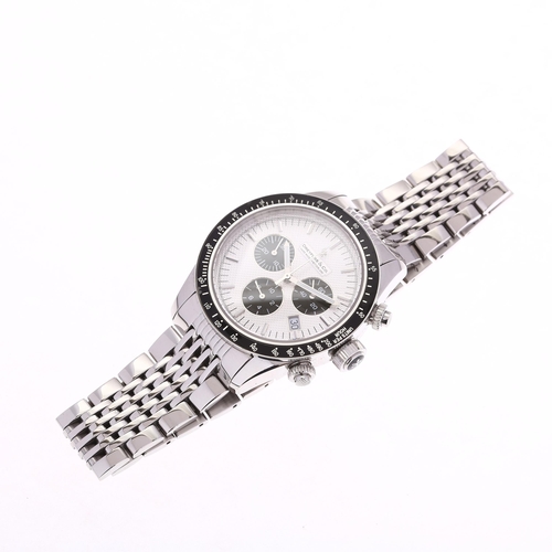 1003 - DREYFUSS & CO - a stainless steel Series 1953 quartz chronograph bracelet watch, circa 2010, texture... 