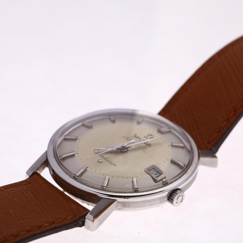 1004 - OMEGA - a stainless steel Constellation automatic calendar wristwatch, ref. 168.010, circa 1967, sil... 