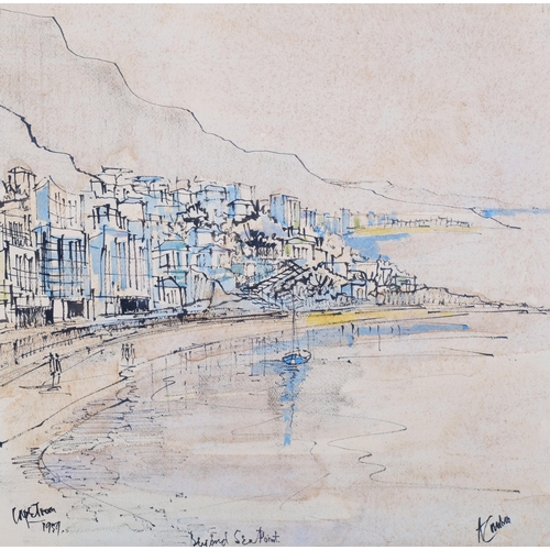 711 - Arthur Cantrell (South African, 1917 - 1998), view of Cape Town, watercolour, signed and dated 1959,... 