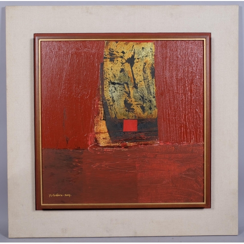 733 - Patu Sudiana, untitled II, contemporary oil on canvas, 2004, 60cm x 60cm, framed