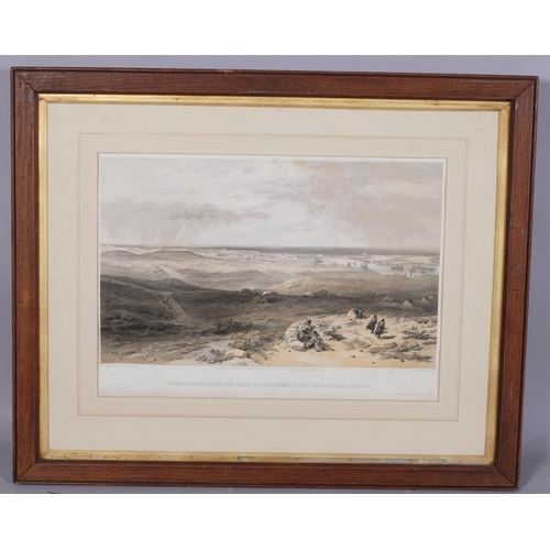 739 - William Simpson, 5 x 19th century Crimean War scenes, published 1855, framed (5)