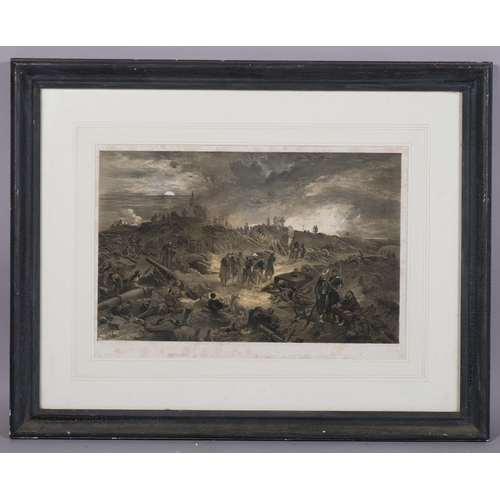 740 - William Simpson, 5 x 19th century Crimean War scenes, published 1855, framed (5)