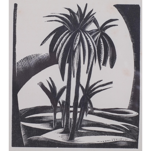 746 - Paul Nash, Elysium, original woodcut, 1923, from an edition of 1000 copies, Bosphorus Postan W39, im... 